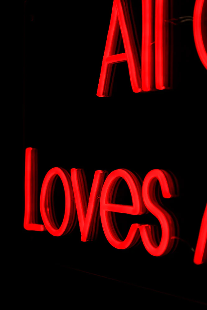 All Of Me Loves All Of You Neon Wall Light - Image 2