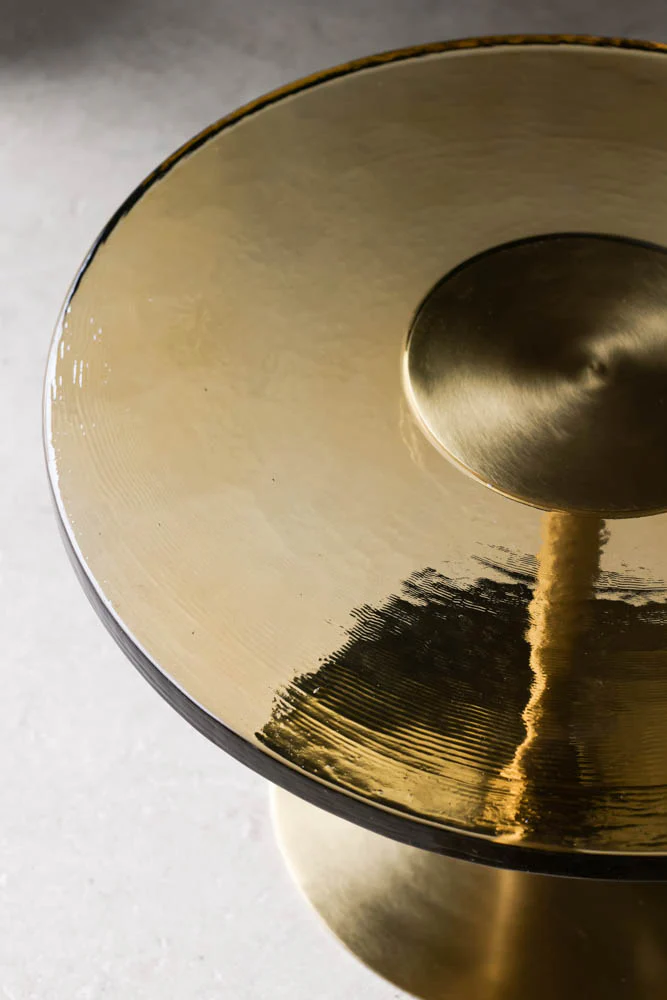 Amber Glass Coffee Table - Image 3