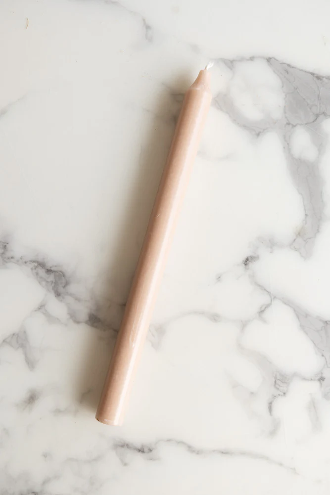 Beautiful Dinner Candle - Dusky Rose Pink - Image 5
