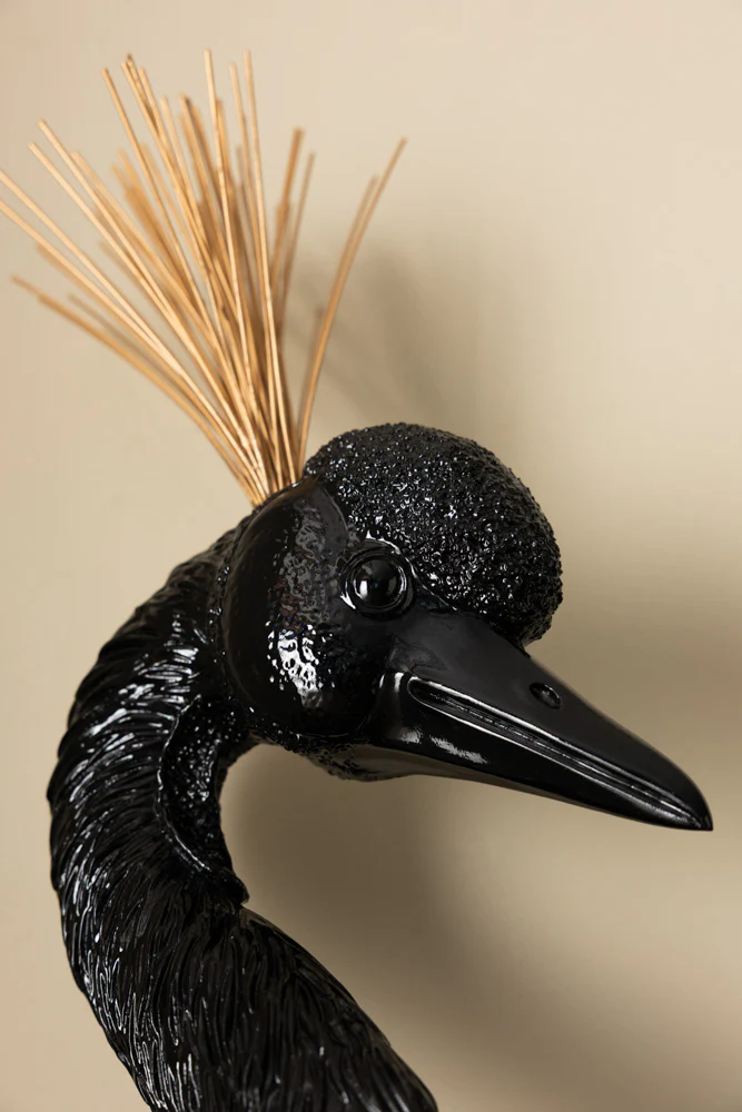 Black & Gold Peacock Wall Art - Image 2