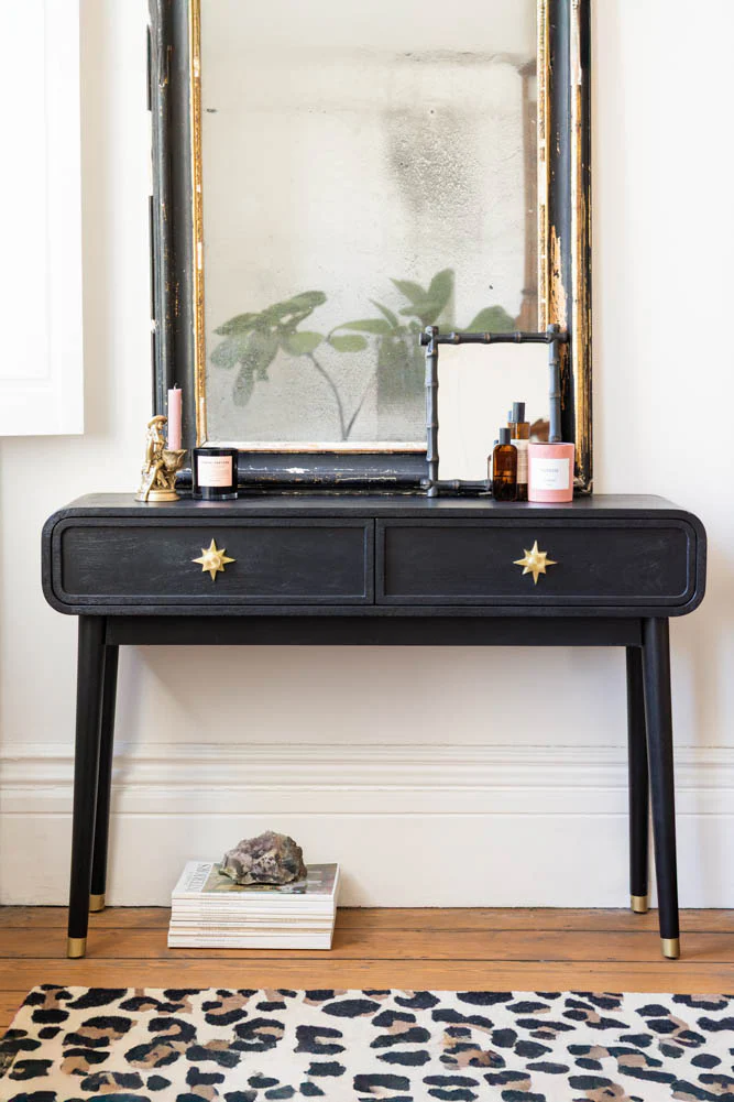 Black & Gold Ringo Console Table - Image 3