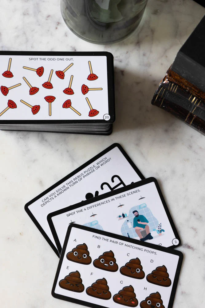 Brain Training While You Poo Card Pack - Image 4
