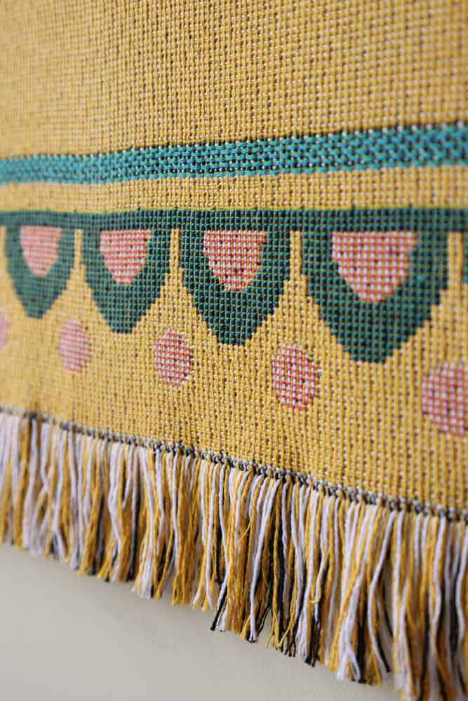 Denim & Bone Yellow Chilled Out Throw - Image 8