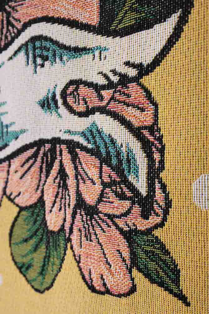Denim & Bone Yellow Chilled Out Throw - Image 9