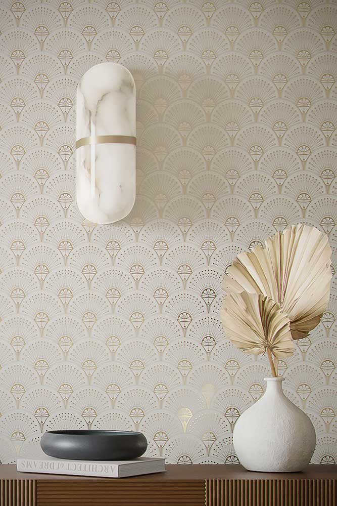 Divine Savages Deco Martini Gatsby Gold Wallpaper - Image 10