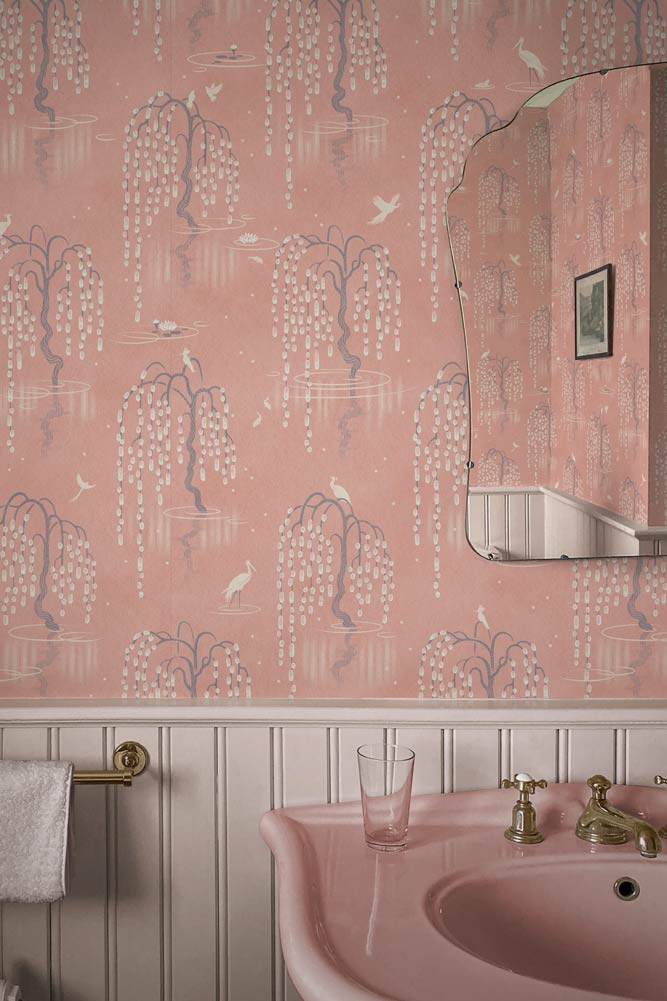 Divine Savages Kyoto Blossom Lotus Pink Wallpaper - Image 5
