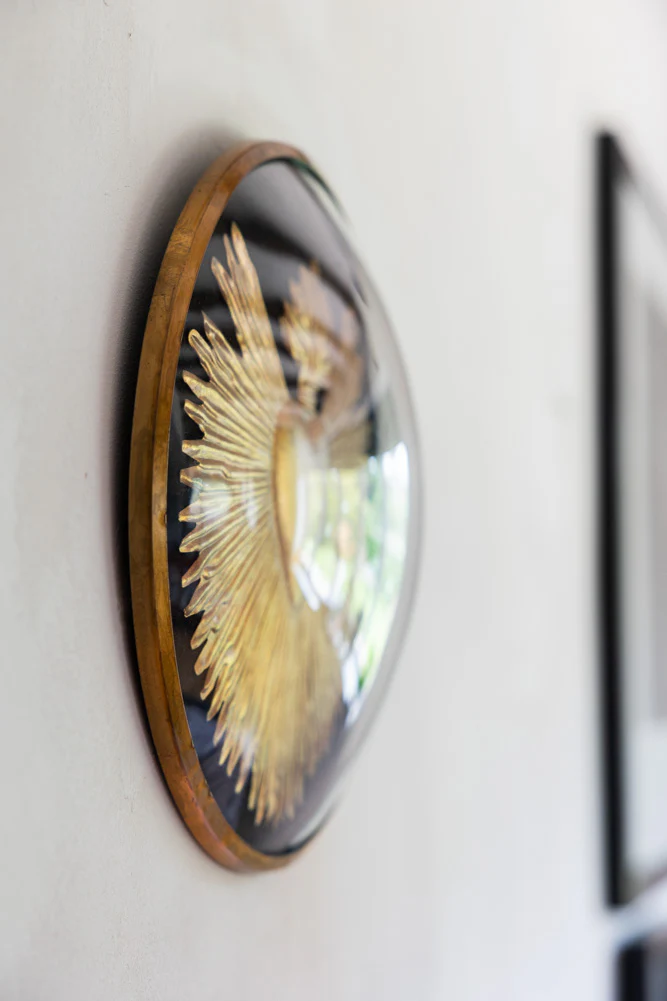 Framed Golden Milagro Heart Decoration - Image 4