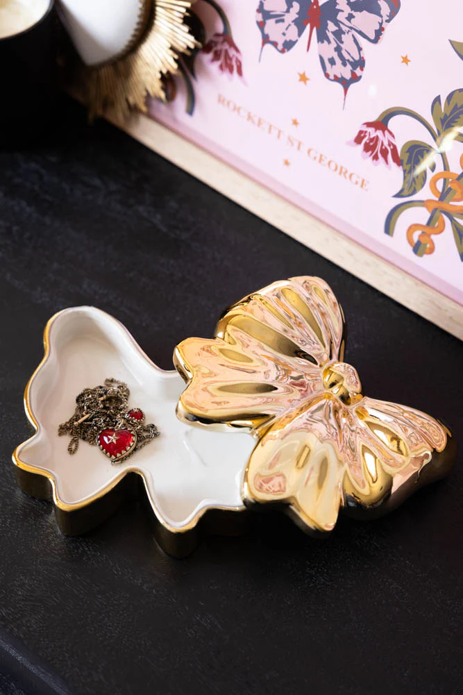 Gold Bow Trinket Box - Image 2