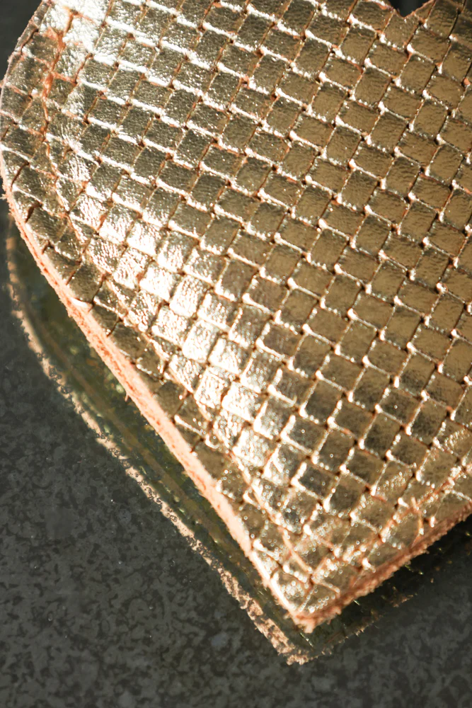 Gold Heart Dog Poo Bag Pouch - Image 3