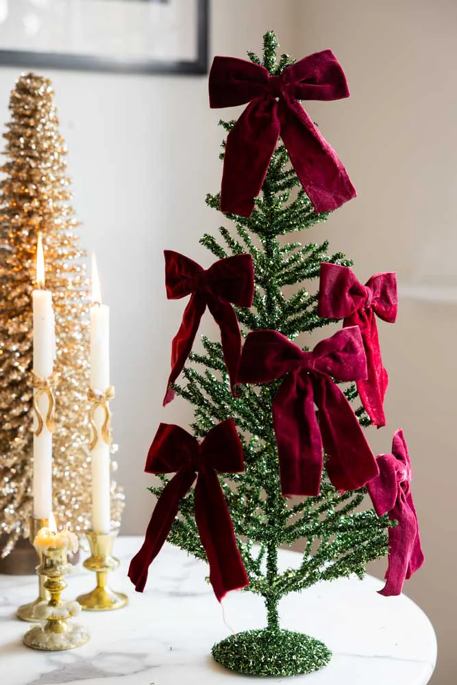 Green Tinsel Christmas Tree - Image 5