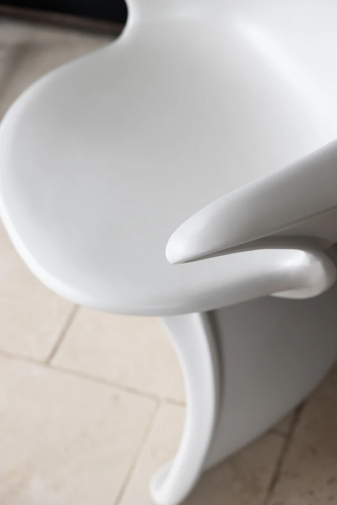 HKLIVING Cream Dining Chair - Image 5