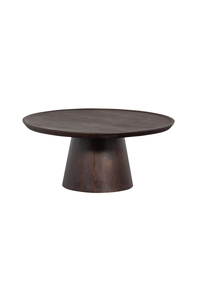 Mango Wood Coffee Table In Walnut - Image 6