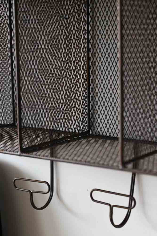 Pigeon Hole Wall Unit With Hooks - Image 3