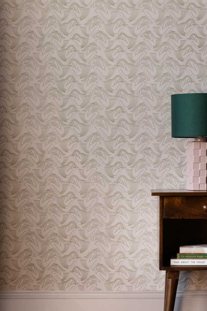 Rockett St George Deco Nymph Blush Pink Wallpaper - Image 16