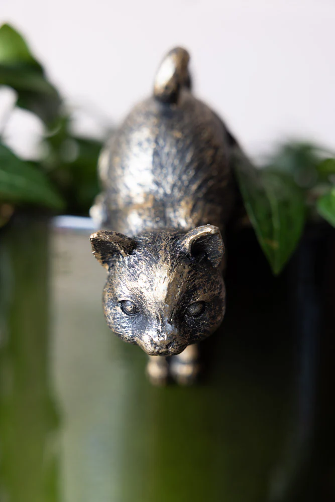 Large Set of 2 Climbing Cats Hanging Decorations - Image 7