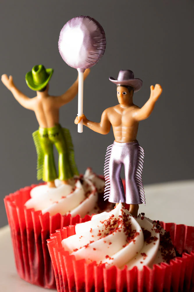Set of 4 Cowboy Cake Toppers - Image 12