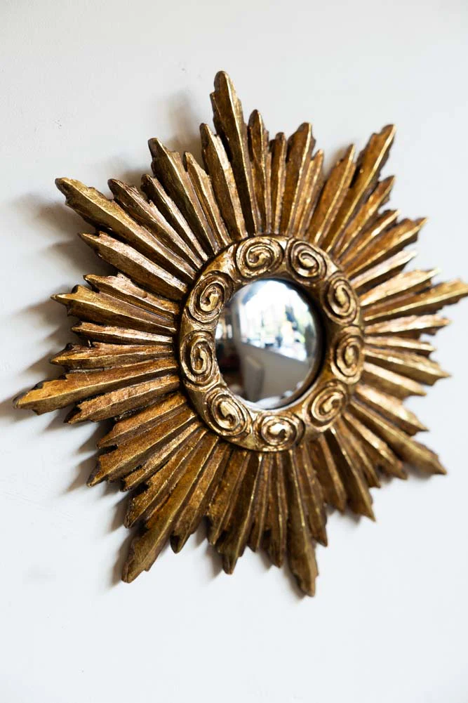 Set Of 9 Assorted Ornate Gold Framed Mirrors - Image 2