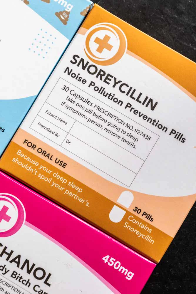 Snoreycillin Mints Pill Packet - Image 2