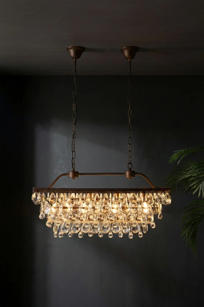 Stunning Crystal Droplets Chandelier