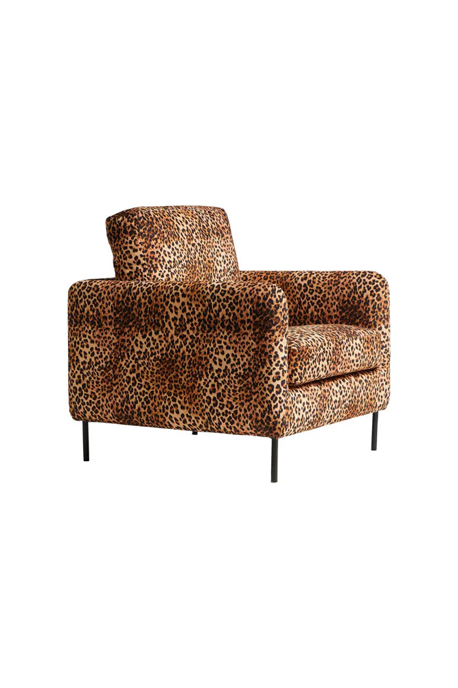 The Edie Leopard Print Armchair - Image 15