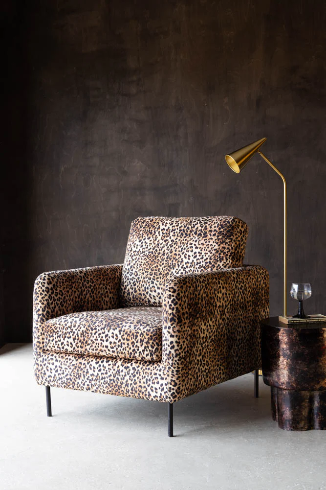 The Edie Leopard Print Armchair - Image 2