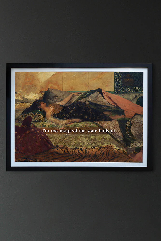 Too Magical Art Print - Available Framed Or Unframed