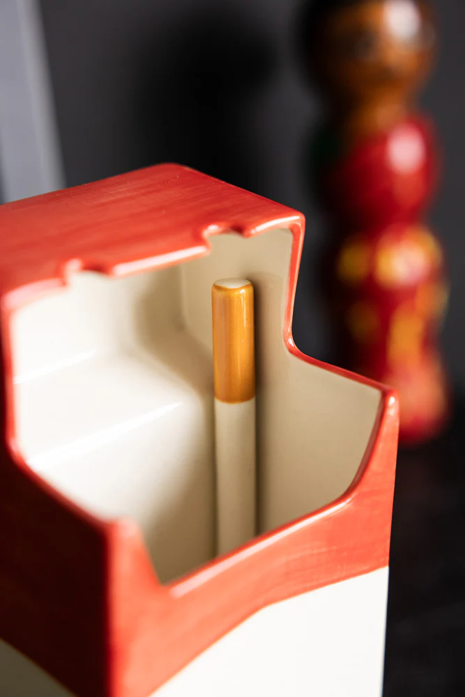 Uncool Cigarette Packet Ceramic Ornament - Image 2